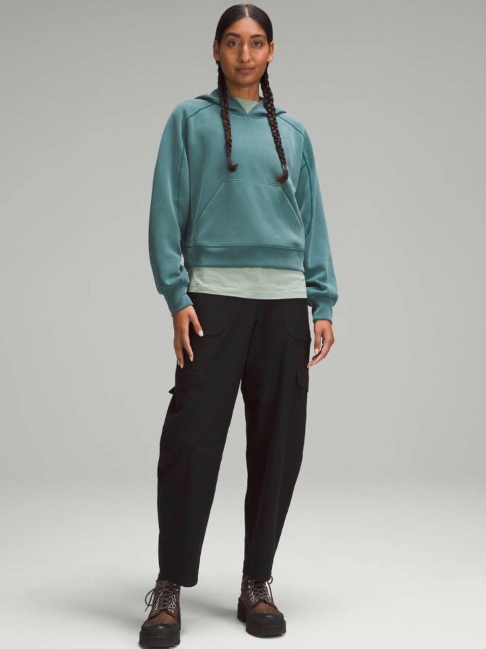 Lululemon Softstreme Hoodie size 6 in Storm Teal - Picture 4 of 8